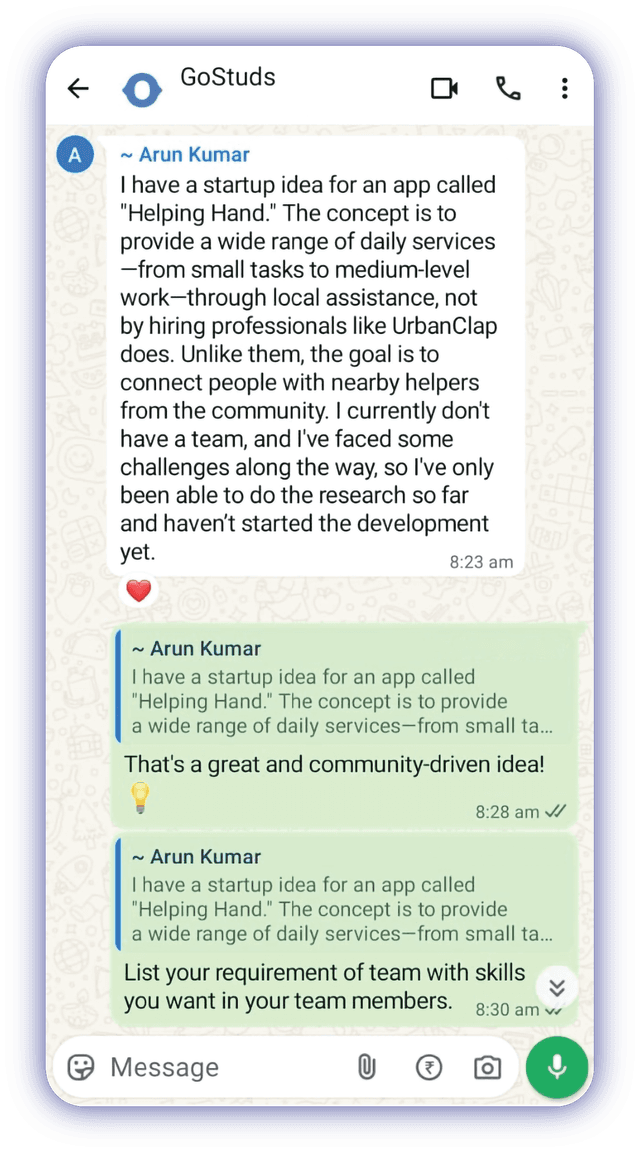 WhatsApp Mockup